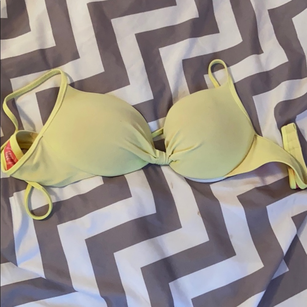 Pink Victoria’s Secret swim top